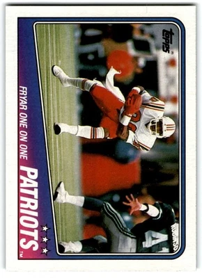1988 Topps Irving Fryar New England Patriots #175 - Image 1 of 2