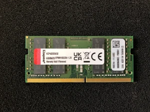 32GB (1X32GB) KINGSTON PC4-3200 LAPTOP MEMORY DDR4 -25600 MHZ RAM 32GB - Picture 1 of 2