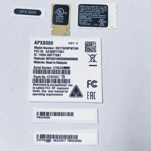 For Motorola APX8000 Radio Speaker Grille Aluminum Plate Body Case Label Badge - Picture 1 of 5