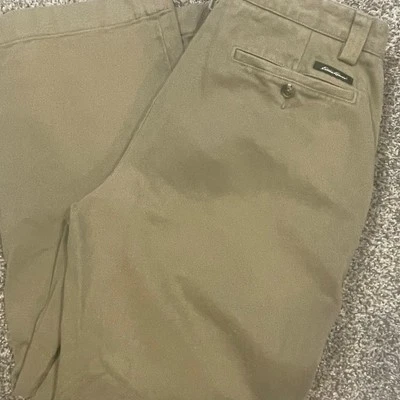 Eddie Bauer Chino Men’s 33x30 Khaki Relaxed Fit Pants-R19 - Image 1 of 4