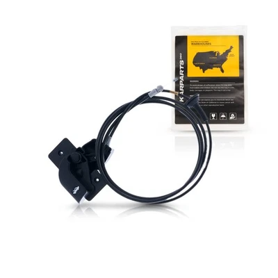 For Buick Lucerne 2000-2011 Hood Release Cable | Black Plastic/Metal With Handle - Image 1 of 4