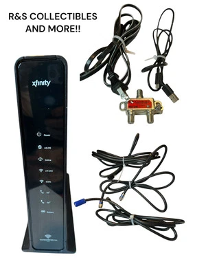 Xfinity Arris TG1682G Dual Band Wireless 802.11ac Cable Modem With cables - Image 1 of 4