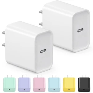 Blocco Caricabatterie USB C Blocco Caricabatterie iPhone Tipo C Caricatore Confezione da 2 per iPhone 16/... - Foto 1 di 6