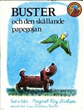 Buster Och Den Skällande Papegojan 1978 Swedish Children's Book Svenska