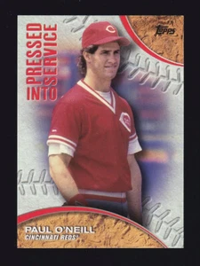 2016 Topps Series 1 #PIS-5 PAUL O'NEILL Cincinnati Reds PRESSED INTO SERVICE - Picture 1 of 2