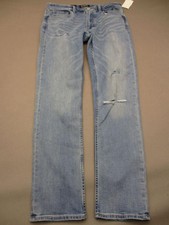 NWT BlankNYC Size 34x32 Mens Blue Horatio Distressed Stretch Skinny Jeans T125