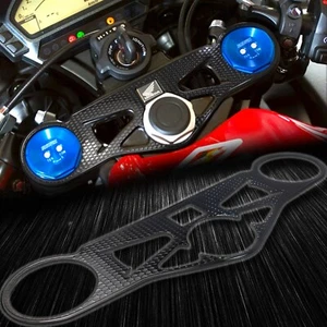 Handle Yoke Bar Cover Triple-Tree for 08-15 CBR1000RR Fireblade Perforated Black - Bild 1 von 4