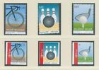 Belgium**SPORTS-BOWLING+CYCLING+GOLF-6vals:3 self-adh+3 perforated-CYCLISME-2007
