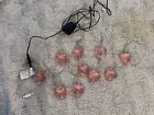 10 LED Heart Shape String Pink Lights Indoor Fairy Lights Valentine's Day 130”