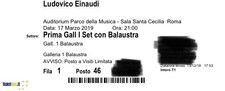 VENDITA BIGLIETTI LUDOVICO EINAUDI
