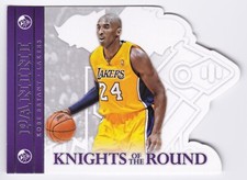 2012-13 Panini Kobe Bryant Knights of the Round Die-Cut Lakers