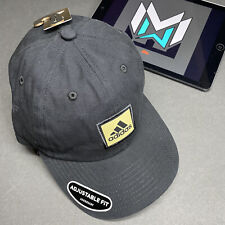 adidas Men's Ultimate Plus II Cap Hat Black Gold Metallic OSFA Strapback