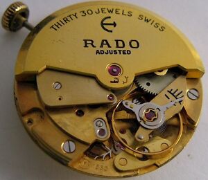 Rado Felsa F 1560 watch movement 30 jewels adjusted