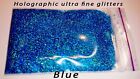 5g blauer holographischer Spiegel ultrafeiner Nagelkunst-Krperglitter