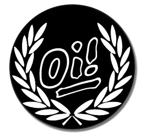 OI! Punk Button Pin NEU 2,5cm Punkrock Oi! Skinhead HC Buttons Working Class - Picture 1 of 2