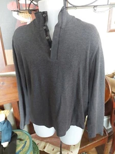 SUÉTER HUGO BOSS GRIS SÓLIDO CUELLO ALTO PARA HOMBRE TALLA L - Imagen 1 de 7