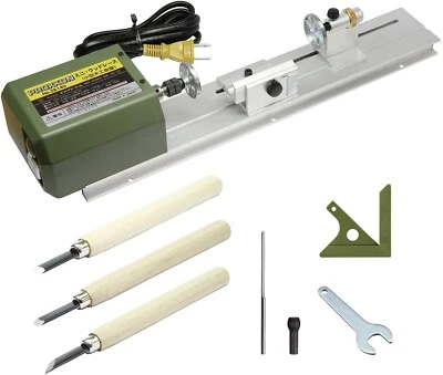 PROXXON Small desktop wood lathe No.28140 100V 500~5000rpm Made in japan - Image 1 of 4