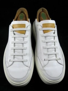 Allen Edmonds "OLIVER" Men's Slip-On Stretch Lace Sneakers 7.5 D White (569N) - Picture 1 of 10