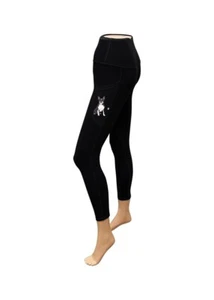 Urban Athletics hoch geschnittene Leggings mit Boston Terrier auf Tasche - neu mit Etikett - kostenloser Versand - Bild 1 von 2