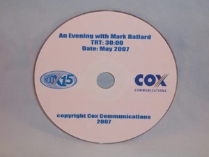 An Evening With Mark Ballard 2007 DVD Promotional - Preview Cox Communications - Picture 1 of 2