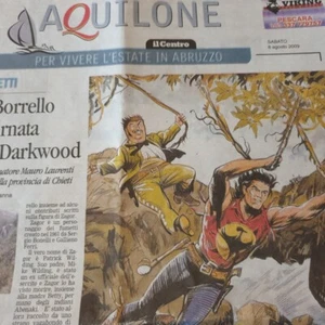 "ZAGOR A BORRELLO" ARTICOLO + DISEGNO MAURO LAURENTI su INSERTO AQUILONE (2009) - Imagen 1 de 1