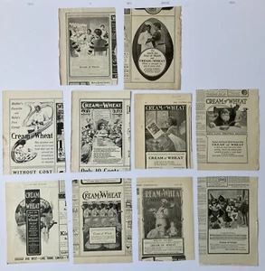 Cream of Wheat Assorted Small Advertisements Lot of 10 - Picture 1 of 1
