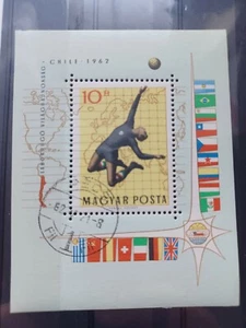 Hungary 1962 World Football Championships, MS, CTO used - Picture 1 of 1