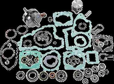 Kit completo de pistón de junta de cigüeñal de reconstrucción de motor Vertex KTM 300 XCW 06-07 Foto 1 de 4