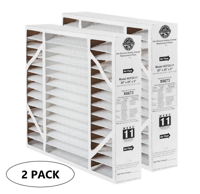 Lennox X6673 Purificador de Aire Clima Saludable 20"x25"x5" MERV 11 Filtro - Paquete de 2 Foto 1 de 2