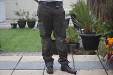 Milano Hardshell Waterproof Trousers Hunting Shooting Olive Green