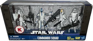Star Wars CLONE COMMANDO ESCUADRÓN Capitán Rex Piloto ARF Trooper Equipo Espacial KMART - Imagen 1 de 23