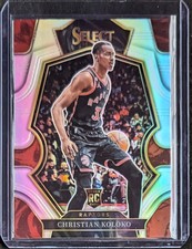 2022-23 Panini Select Christian Koloko Premier Level Silver Prizm RC #185