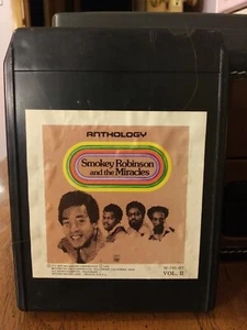 Smokey Robinson & The Miracles "Anthology" 8 track tape new splice - Picture 1 of 5