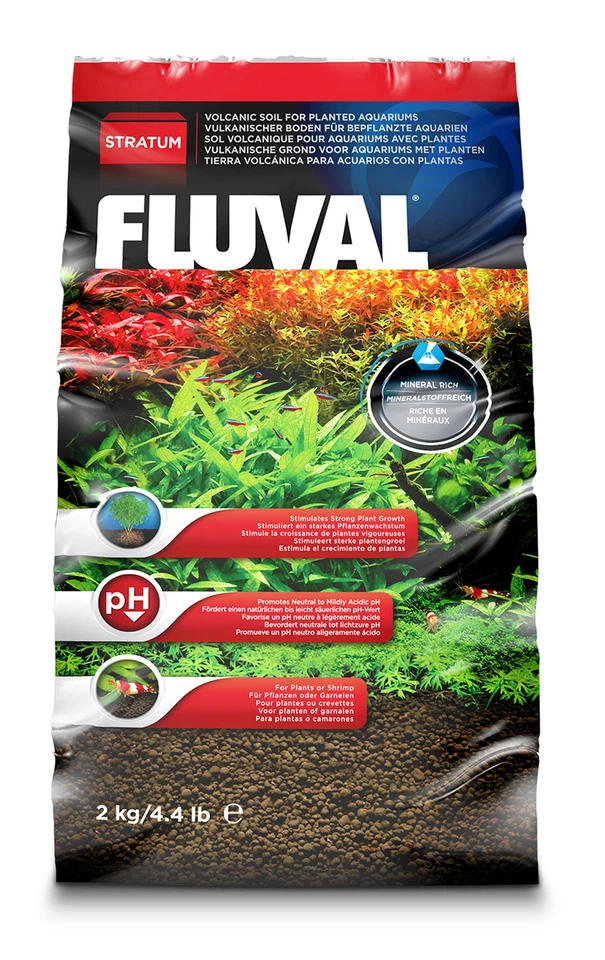 Stratum - Vulkanischer Boden für bepflanzte Aquarien - 2 Kg - Bild 1 von 1