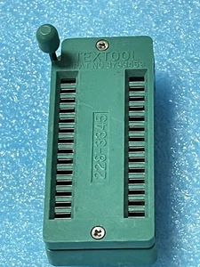 IC ZIF Socket Support dip28 à insertion null Textool 228-3345 - Imagen 1 de 1