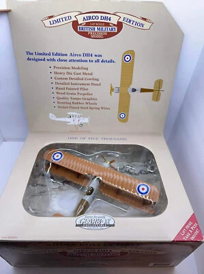 1/47 Gearbox AIRCO DH4 1918 British Military Diecast Plane #04501. - Image 1 of 4