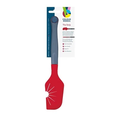 Colourworks Brights The Swip Whisk and Bowl Scraper Spatula 27.5cm - Image 1 of 3