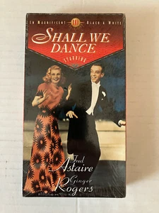 Shall We Dance VHS - Ginger Rogers Fred Astaire B&W New Sealed with Watermark - Imagen 1 de 6