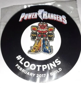 2017 Megazord Power Rangers Pin Loot Crate Stocking Stuffer - Picture 1 of 4