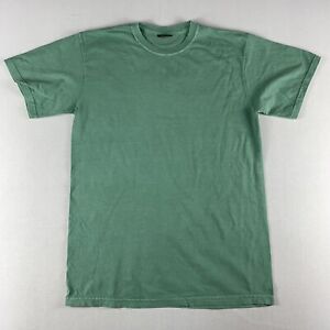 VTG Stussy T-shirt Seafoam green Men SMALL Short Sleeve 100% cotton rn94974