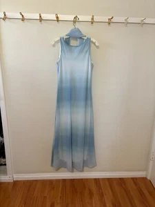 Alyn Paige New York  Size M Blue Long Ball Gown Evening Dress Sleeveless Asymme - Picture 1 of 20