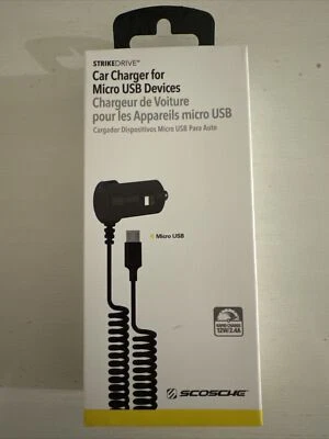 Scosche Car Charger For Micro USB Devices (CM123SP) - Image 1 of 3