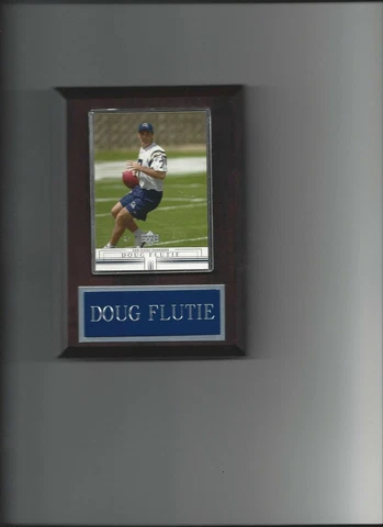 DOUG FLUTIE PLAQUE SAN DIEGO CHARGERS FOOTBALL NFL   C Cover