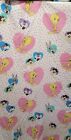 Vtg 1994 Looney Tunes Twin Flat Sheet Only  Tweety Bugs Taz  Hearts Craft Fabric