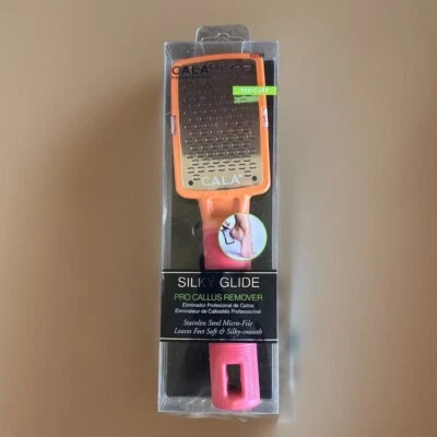 Средство для удаления мозолей CALA Silky Glide нержавеющая сталь микропайка для влажной/сухой кожи оранжевое - Изображение 1 из 4