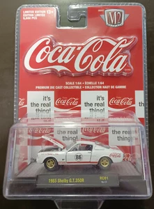 M2 MACHINES COCA COLA 1965 SHELBY GT 350R RC01 LimitedEdition 9,600 FREE SHIP - Picture 1 of 1