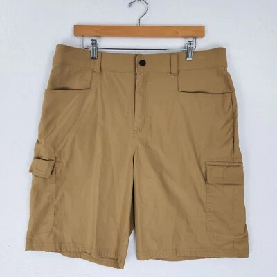Orvis Shorts Mens 36 Brown Flat Front Lightweight Cargo Outdoor Hiking Casual - Image 1 of 4