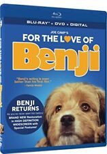 For the Love of Benji (Blu-ray + DVD combo) NEW, sealed, ships next business day