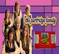 1972 A&BC THE PARTRIDGE FAMILY 10pf Bubble Gum Card Wax Wrapper Variant 4 - GOOD