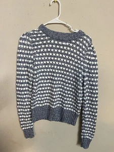 Veronica BeardNewton Crop..sweater Multicolor Sz Small - Picture 1 of 8